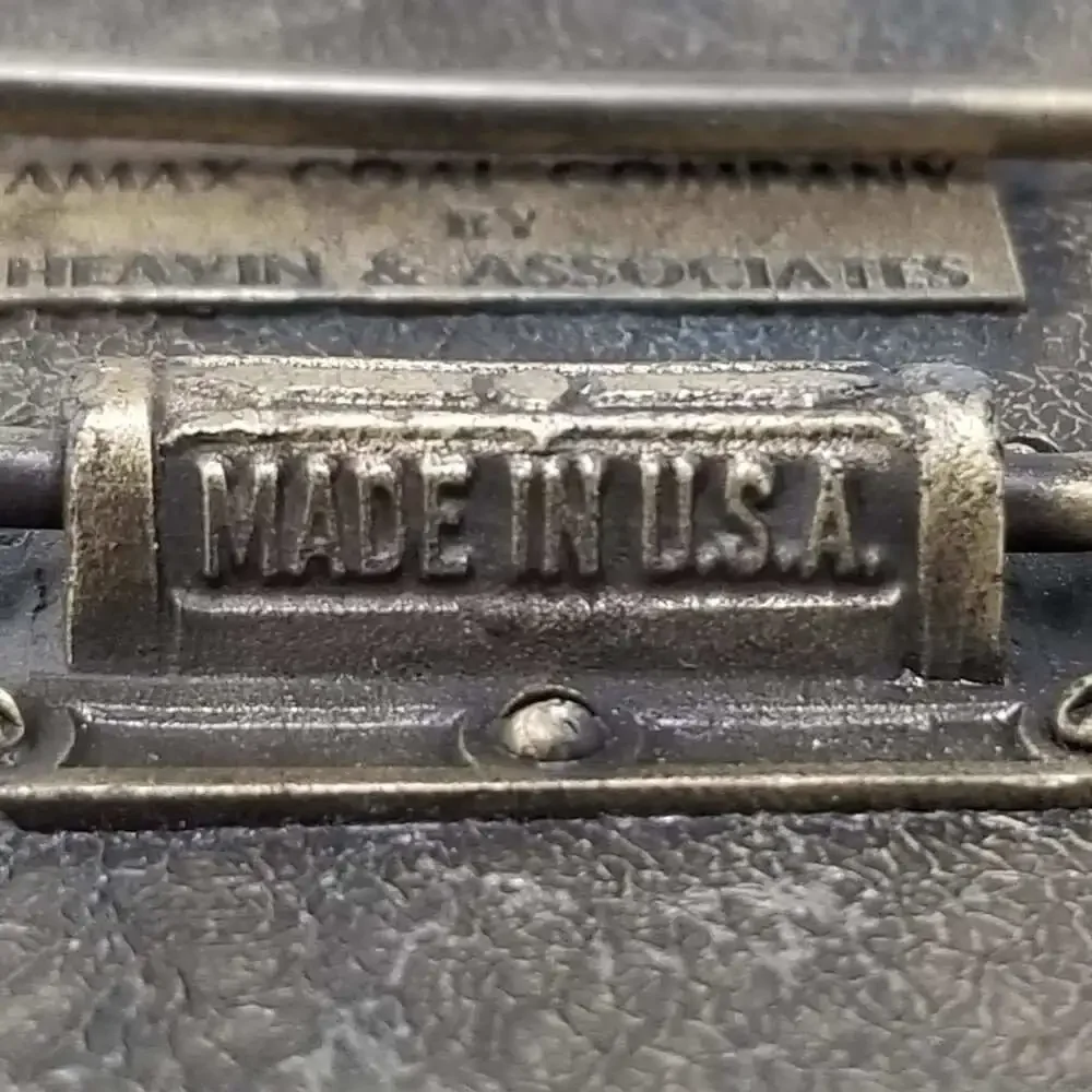 Vintage Leahy Mine Belt Buckle – July 1984 Amax‎ Coal Company Solid Brass USA